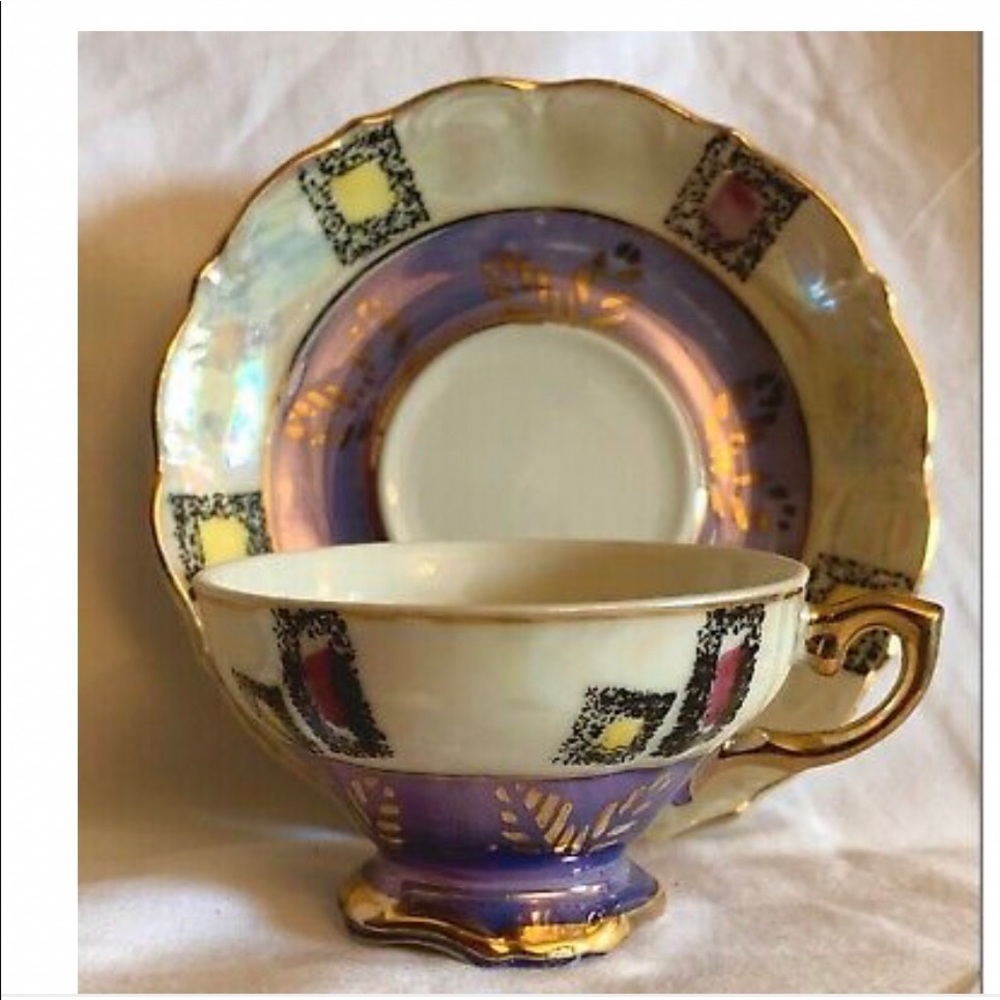 Vintage Richard Japan Small Teacup and Saucer - Flawless.